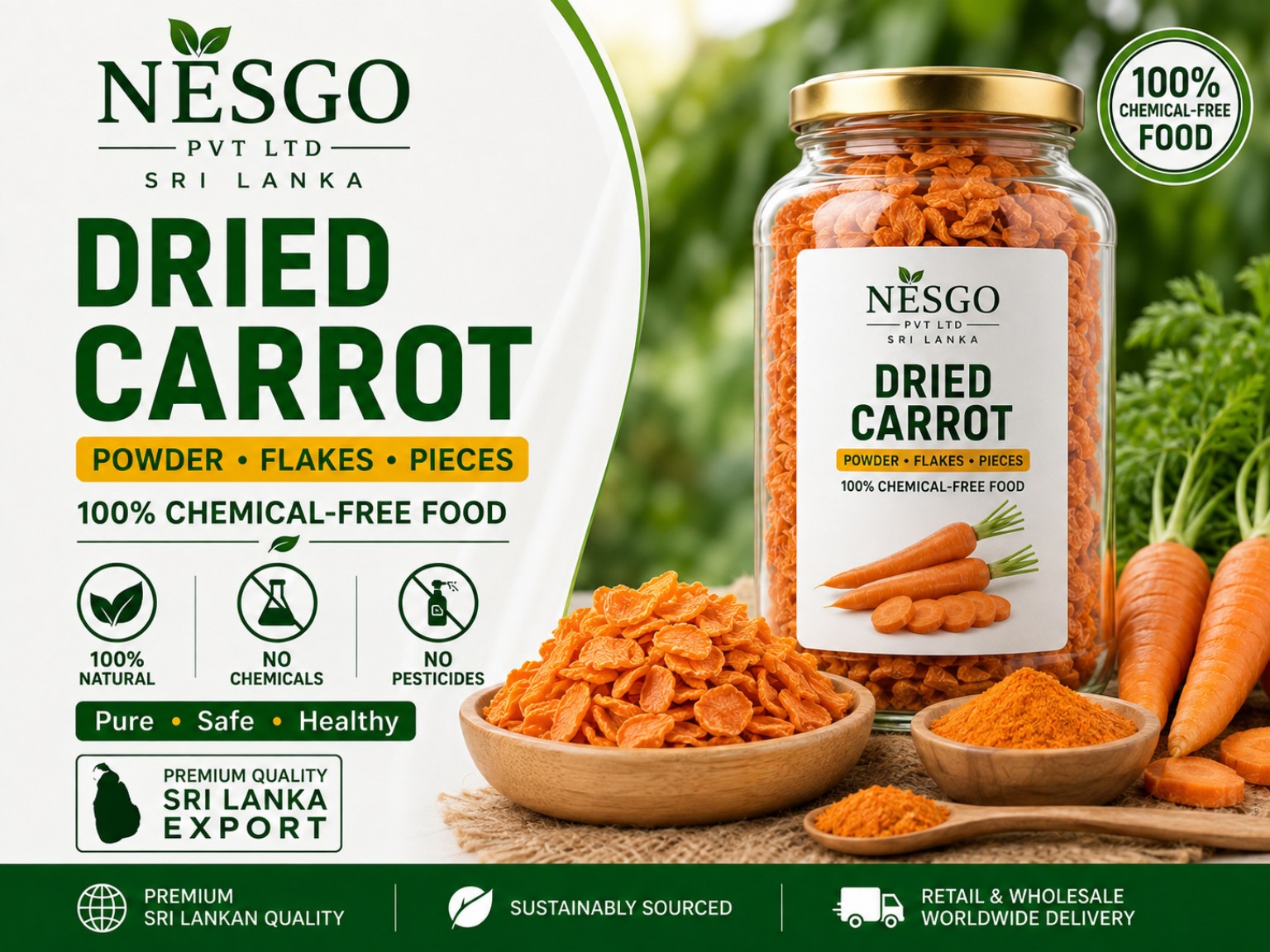 Dried Carrot