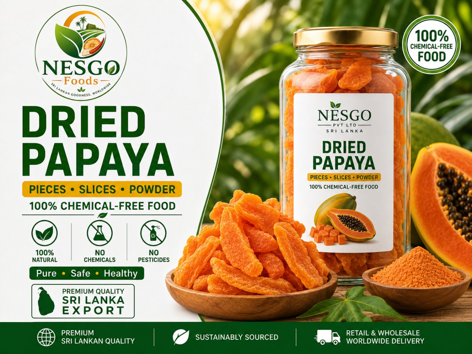 Dried Papaya